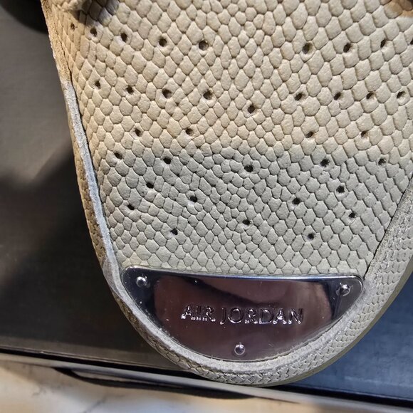 New Nike Women's Air Jordan 1 Low Brooklyn Shoes - Rattan (HF3184-200) Size 10 - Picture 4 of 16